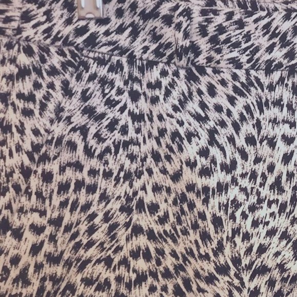 Michael Kors Miranda Jaquar Print Cotton Sateen Pants NWT Sz 12 - Picture 6 of 8